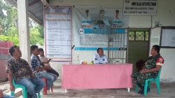 Danramil 16/Laguboti Kapten Inf Hadi Sutrisno Jalin Silahturahmi Bersama Warga 