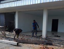 Pembangunan KDKMP Lintong Nihuta Tampahan Tahap Pengerjaan Folding Gate, Progres Capai 82,44 Persen
