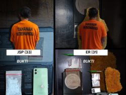 Komitmen Perangi Narkoba, Satresnarkoba Polres Binjai Tangkap Dua Pengedar Dan Amankan Barang Bukti Sabu