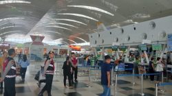Kapolresta Deli Serdang terus pantau situasi Bandara Kualanamu Pasca Pembatalan Penerbangan, Situasi Tetap Aman Dan Kondusif