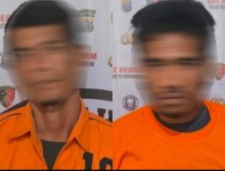Sat Reskrim Polres Pelabuhan Belawan Tangkap Dua Pelaku Pencurian Mesin Kapal