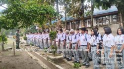 Sertu H J Tambunan Berikan Pembinaan kepada Siswa SMKN 1 Balige