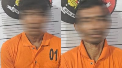 TV dan Tabung Gas Dicuri Saat Rumah Kosong, Dua Pelaku Dibekuk Polsek Hamparan Perak
