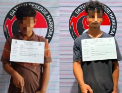 Warga Asahan dan Dairi Diringkus Tim Drugs Wolfa Polres Toba di Pinggir Jalan 