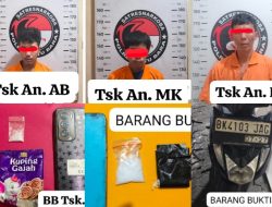 Satresnarkoba Polres Batu Bara Ungkap Dua Kasus Shabu, Amankan Tiga Tersangka