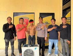 Polsek Talawi Amankan Pelaku Pencurian Outdoor AC Milik Telkomsel