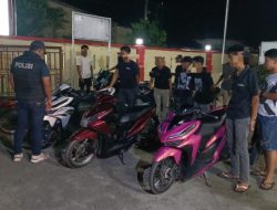 Polsek Buntu Pane Sergap Puluhan Remaja Diduga Hendak Balap Liar, 21 Sepeda Motor Diamankan