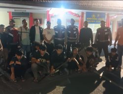 Tim Sergap Polres Asahan Amankan 10 Remaja Diduga Hendak Tawuran, Sajam dan 6 Sepeda Motor Diamankan
