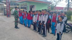 Babinsa Koramil 17/Balige Berikan Pembinaan dan Ajak Siswa SMKN 1 Balige Untuk Jauhi Narkoba