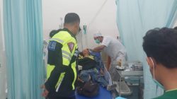 Respon Cepat Satlantas Polres Toba Tangani Kecelakaan Tabrak Lari 