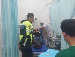 Respon Cepat Satlantas Polres Toba Tangani Kecelakaan Tabrak Lari 
