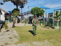 Pembersihan di Pangkalan Sebagai Wujud Kepedulian Lingkungan 