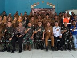 Antusias ! Mabes TNI Gelar Sosialisasi Gulbencal Karhutla di Kecamatan Sungai Loban