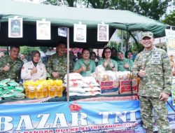 Pangdam I/BB: Bazar HUT ke-81 TNI Hadirkan Sembako Murah dan Layanan Kesehatan Gratis