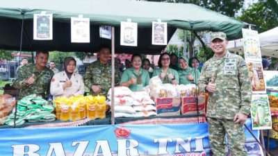 Pangdam I/BB: Bazar HUT ke-81 TNI Hadirkan Sembako Murah dan Layanan Kesehatan Gratis