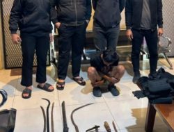 Tim Macan Polres Pelabuhan Belawan Amankan Remaja Anggota Genk Motor, 10 Sajam Ditemukan di Sekitar Basecamp