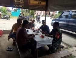 Babinsa Bincang Santai Bersama Warga Binaan