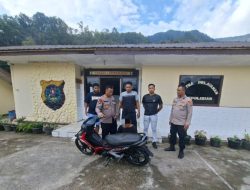 Polsek Lumban Julu Ungkap Kasus Pencurian Motor, Terduga Pelaku Berhasil Diamankan di Laguboti 