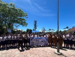 Police Goes To School, Sat Lantas Polres Humbahas Edukasi Pelajar Tertib Berlalu Lintas