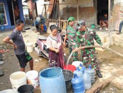 Bhakti TNI AD,Kodim 0201/Medan Salurkan Air Bersih Untuk Warga Belawan