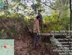 Babinsa Bersama Warga Lakukan Patroli Karhutla di Desa Lumban Pea Timur Balige
