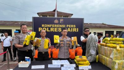 Perangi Narkoba, Polres Dairi Ungkap 33 Kasus dan Sita 70 Kg Ganja