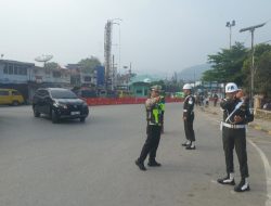 Satlantas Polres Toba Laksanakan Pengamanan Upacara Hari Kesaktian Pancasila 2026 