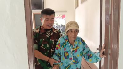 Berkat Keikhlasan dan Kepedulian Prajurit Kodim 0201/Medan, Opung Nurmala Aritonang Bisa Berkumpul Lagi Bersama Keluarganya