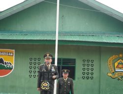 Dandim Letkol Arm Kiky Hardian Pimpin Upacara HUT ke-81 TNI