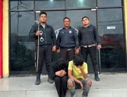 Tim Macan Belawan Bubarkan Tawuran di Mabar, Dua Pemuda Diamankan Bawa Sajam dan Knuckle
