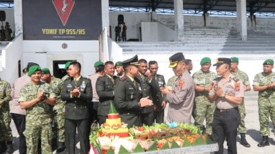 Momentum HUT TNI ke-81, Polres Humbahas Tegaskan Komitmen Sinergitas di Humbahas