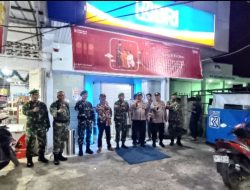 Patroli Kolaborasi Bersama Elemen Masyarakat Jaga Keamanan Yang Kondusif di Wilayah Kota Balige