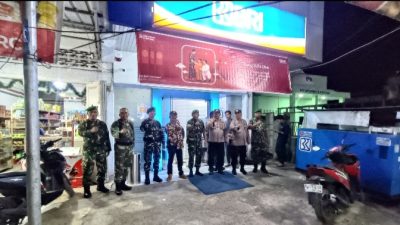 Patroli Kolaborasi Bersama Elemen Masyarakat Jaga Keamanan Yang Kondusif di Wilayah Kota Balige