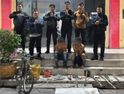 Patroli Dini Hari, Tim Macan Terkam Terduga 2 Pelaku Pencurian Kabel Fiber Optik