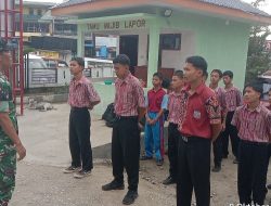 Babinsa Sertu Royeskana Ajak Siswa SMKN 1 Balige Untuk Jauhi Narkoba