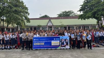 Beasiswa 100 Persen, Polres Samosir Kenalkan SMA Kemala Taruna Bhayangkara kepada Siswa SMP