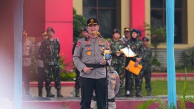 Resmi Pimpin Polda Sumut, Irjen Pol Sonny Irawan Disambut Ulos dan Tarian Tradisional