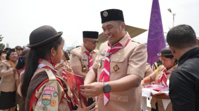 Bupati Toba Tekankan Penguatan Karakter Generasi Muda di Hari Pramuka ke-65