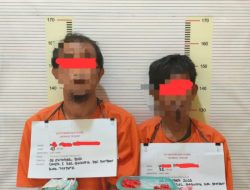 Polres Tapteng Tangkap Dua Terduga Pengedar Sabu di Sarudik