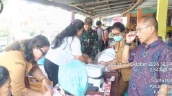 Babinsa Koramil 17/Balige Hadiri Undangan Pelaksanaan Posyandu dan Cek Kesehatan Gratis