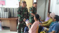 Babinsa Hadiri Undangan Pelaksanaan Posyandu dan Cek Kesehatan Gratis di Kelurahan Lumban Dolok Hauma Bange