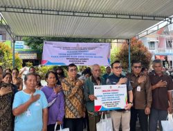 INALUM Serahkan Bantuan Bagi Masyarakat Terdampak Bencana Angin Puting Beliung Di Kabupaten Toba