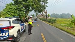 Satlantas Polres Toba Gelar Patroli Daerah Rawan Kecelakaan 