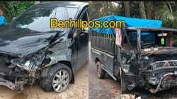 Kronologi Laka Lantas Innova Kontra L300 di Balige, 1 Luka Berat