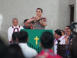 Minggu Kasih di Gereja HKBP Sudirman, Kapolda Sumut Ajak Masyarakat Perangi Narkoba dan Jaga Kamtibmas
