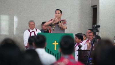 Minggu Kasih di Gereja HKBP Sudirman, Kapolda Sumut Ajak Masyarakat Perangi Narkoba dan Jaga Kamtibmas