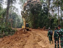 Satgas TMMD ke-130 Gas Pengerjaan Jalan Lingkar Bukit Pamewa, Progres Capai 55 Persen