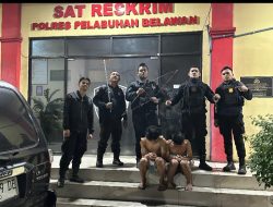 Respons Cepat Laporan Warga, Timsus Macan Polres Belawan Amankan Dua Terduga Pelaku Tawuran