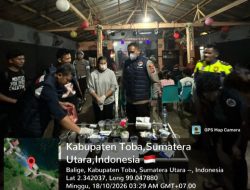 Kapolres Toba Pimpin Operasi Sarang Narkoba di Cafe Santai Balige, 14 Pria dan 6 Perempuan Positif Narkoba