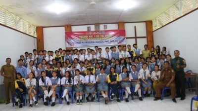Satgas TMMD ke-130 Gelar Dua Penyuluhan Kesehatan bagi Siswa SMA Penabur Berkat Mentawai